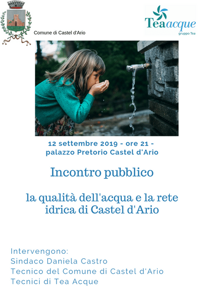 Incontro pubblico acqua
